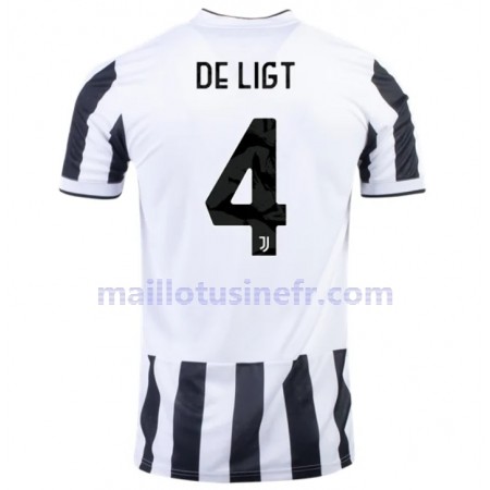Maillot de Foot Juventus Matthijs de Ligt 4 Domicile 2021-22